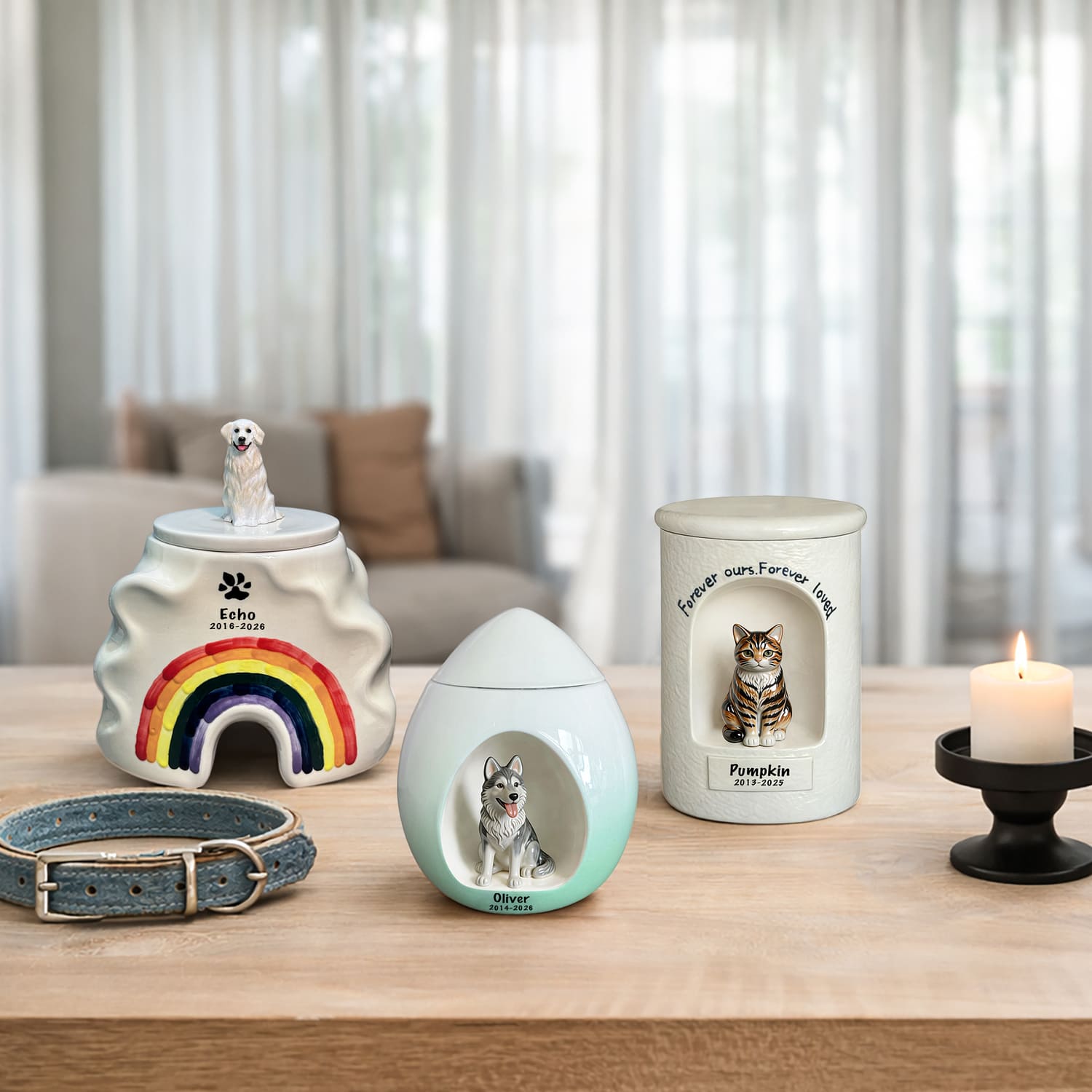 custom pet urn personalized dog cat memorial urn