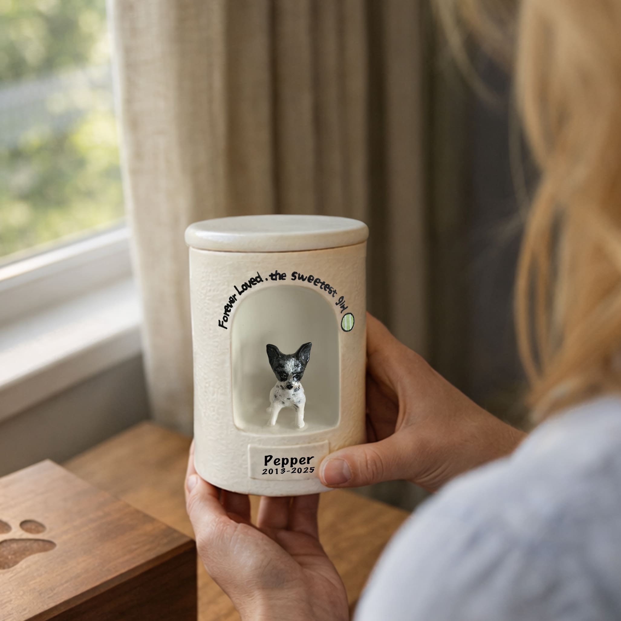 Custom Pet Urn Dog-Ceramic Dog Urn-R05