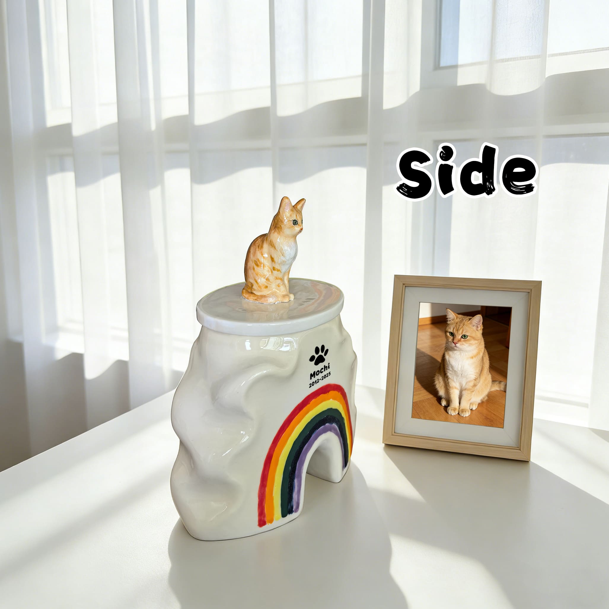 Pet Urn for Cat – Ceramic Cat Urn-RB02
