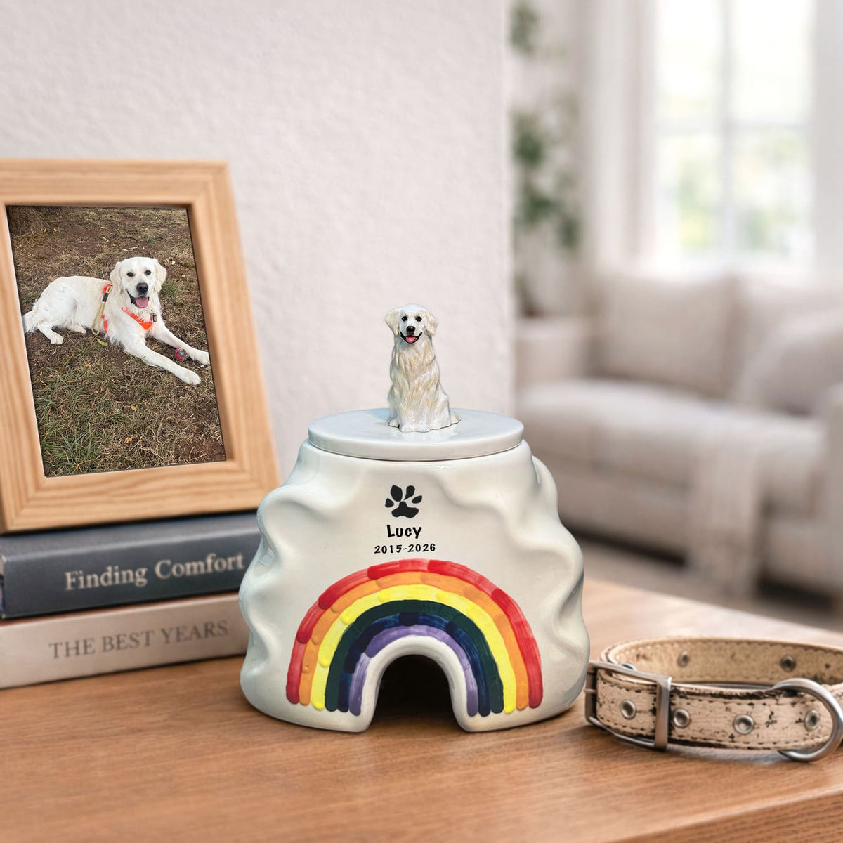 where to place a pet urn at home