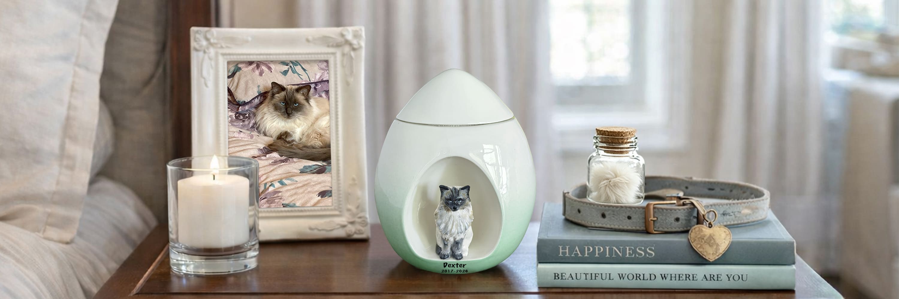 Pet Urn Memorial Ideas for Bedroom