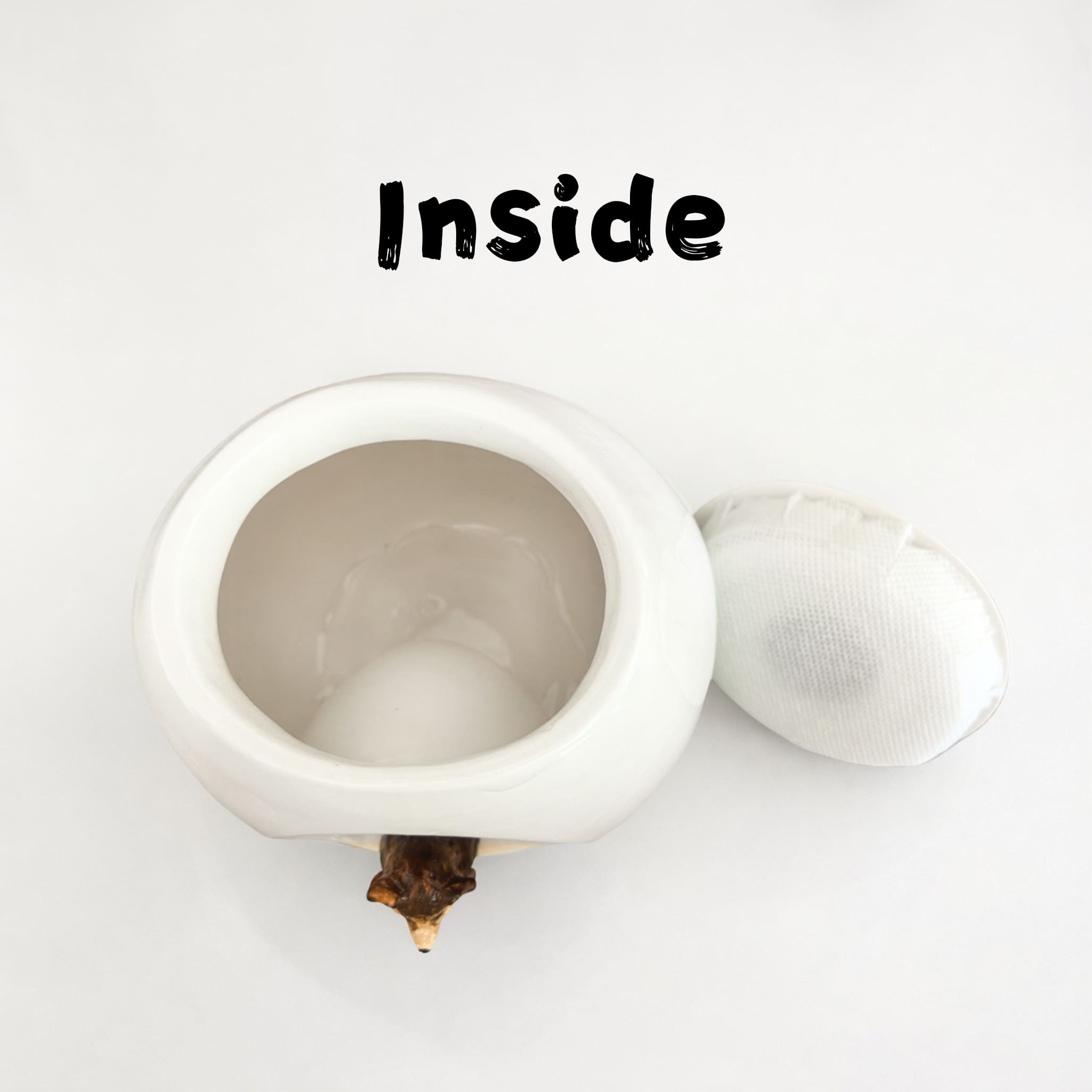 Dog Urn Large with Name & Date-W02