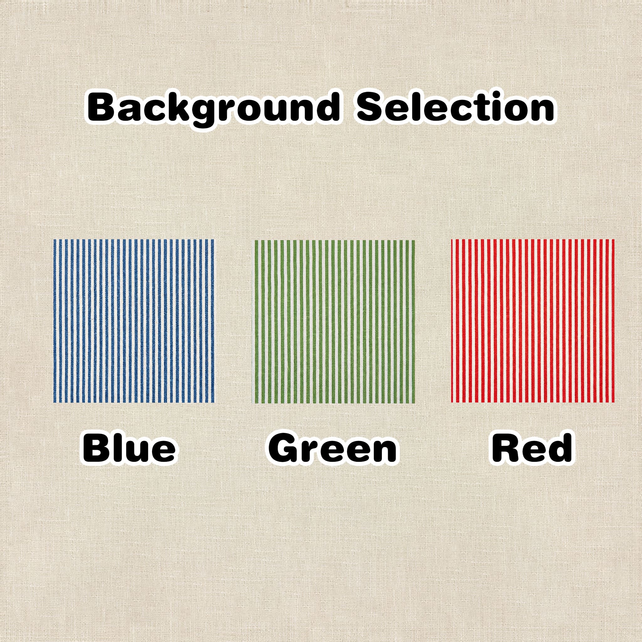 Blue, green, and red background color options for a pet memorial frame