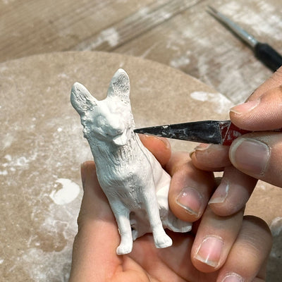 Video of the Making Process for a Ceramic Rainbow Urn for Pet Dogs